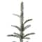 6.5ft Unlit Slim Flocked Noble Fir Artificial Christmas Tree